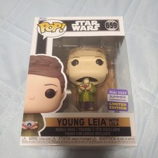 funko Funko Pop Star Wars San Diego Comic Con 2023 Exclusive Young Leia with Lol