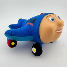 Jay Jay the Jet Plane Plush Blue Airplane Toy Cut Tag 1990s Kids TV