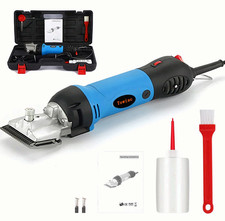 550W Horse Clippers, 6-Speed Heavy Duty Grooming Kit for Horses & Big Dogs