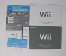 LOT of Nintendo Wii Operations Manuals, Setup Guide, Remote Nunchuck Manual