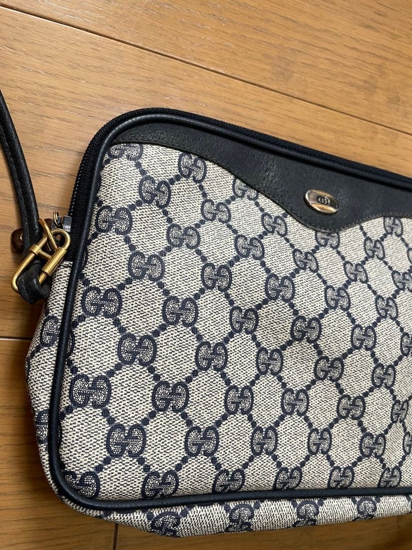 GUCCI Pre-Owned Old Gg Pattern Shoulder Bag — image 4