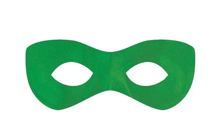 Superhero Mask - Costume Accessory - One Size - 4 Colors - Image 4 of 4