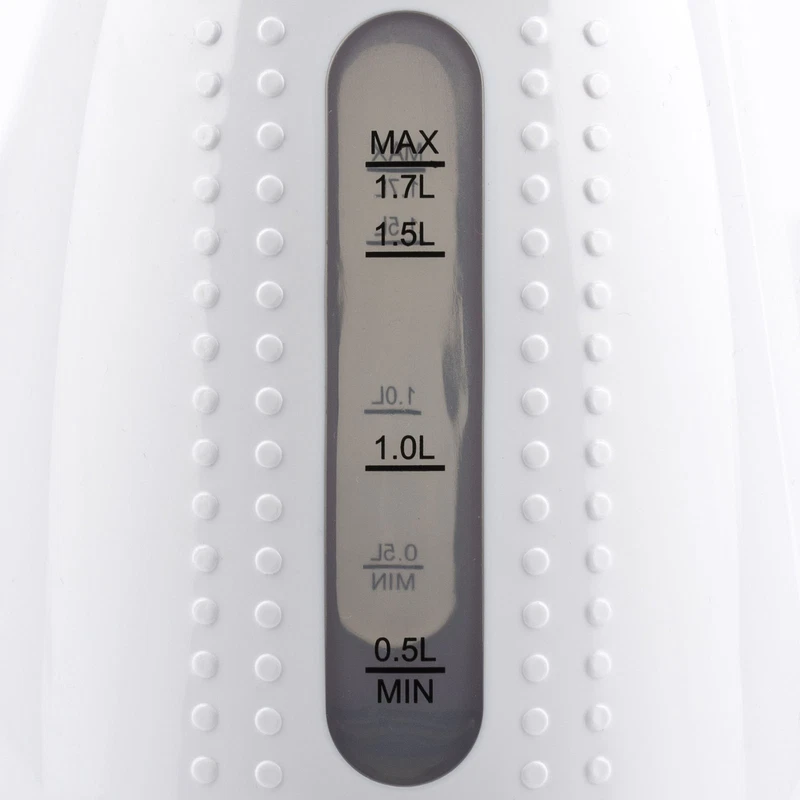 Bollitore Elettrico 1,7 Litri per Acqua Thè Tisane GIRMI 2200 Watt Bianco Scalda, fotografia 8 di 11