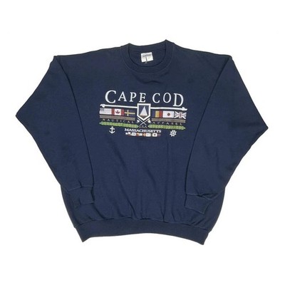 Santee Graphic Sweatshirt - 2XL Navy Baumwolle