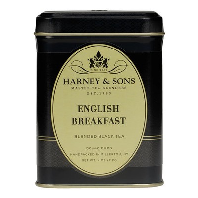 Harney & Sons Englisches Frühstück Loseblatt Tee, 4 Unzen Dose von Harney & Sons
