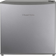Russell Hobbs RHTTF0E1SS Table Top Larder Mini Fridge with Ice Box 43L Silver