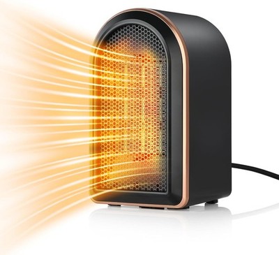 Electric Space Heater 1200W Portable Ceramic Fan Heater Fast Heating Quiet