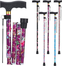 Walking Cane for Women and Men, Collapsible, Lightweight, Sleek, Foldable Foldin