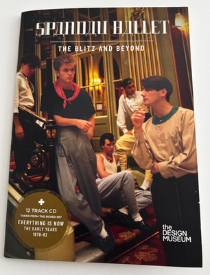 Spandau Ballet The Blitz and Beyond Exbibition Book & CD Design Museum London