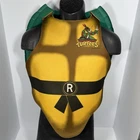 VTG 1989 TMNT Raphael Turtle Shell Costume Chest Plate Kids Foam Armor Ninja