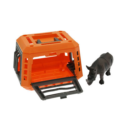 For WPL B14 B14K B16 B16K B24 MN91 MN91K MN45 RC Pickup Animal Cage Rhino Model