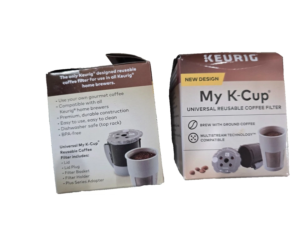 Filtro Universal Reutilizable Keurig My K-Cup Genuino Tecnología MultiStream, Paquete de 2 Foto 3 de 4