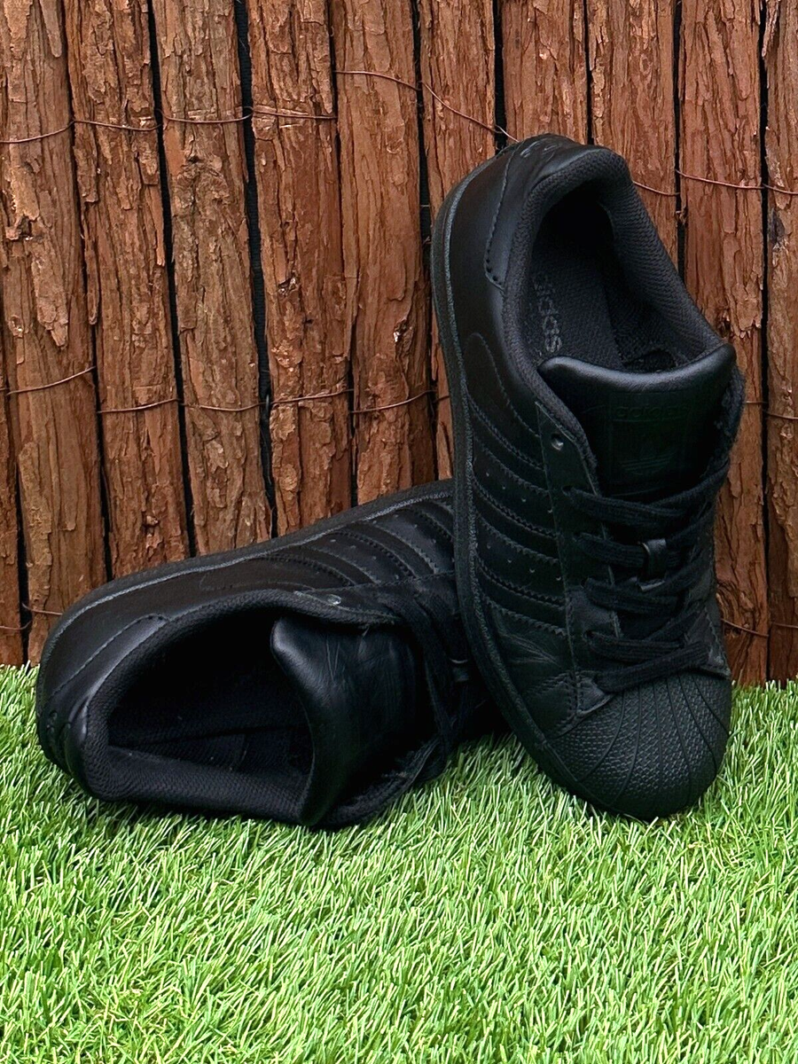 adidas Superstar Foundation Black shoes sneakers US 4 UK 3.5