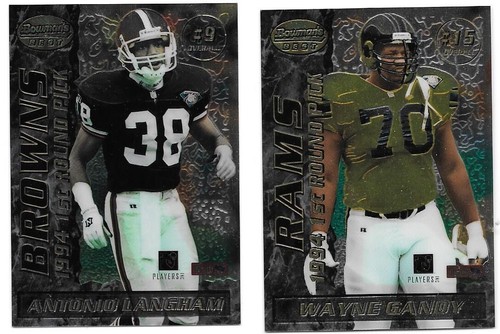 Lot of 5 1995 Bowman's Best Mirror Images Draft Picks Carter Wilkinson Collins - Picture 4 of 4