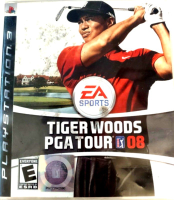 PS3 Tiger Woods PGA Tour 08 Golf Go Video Game Revolution Complete PlayStation 3