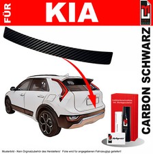 Lackschutzfolie Ladekantenschutz für Kia Niro II SG2 ab 2022 Carbon Schwarz