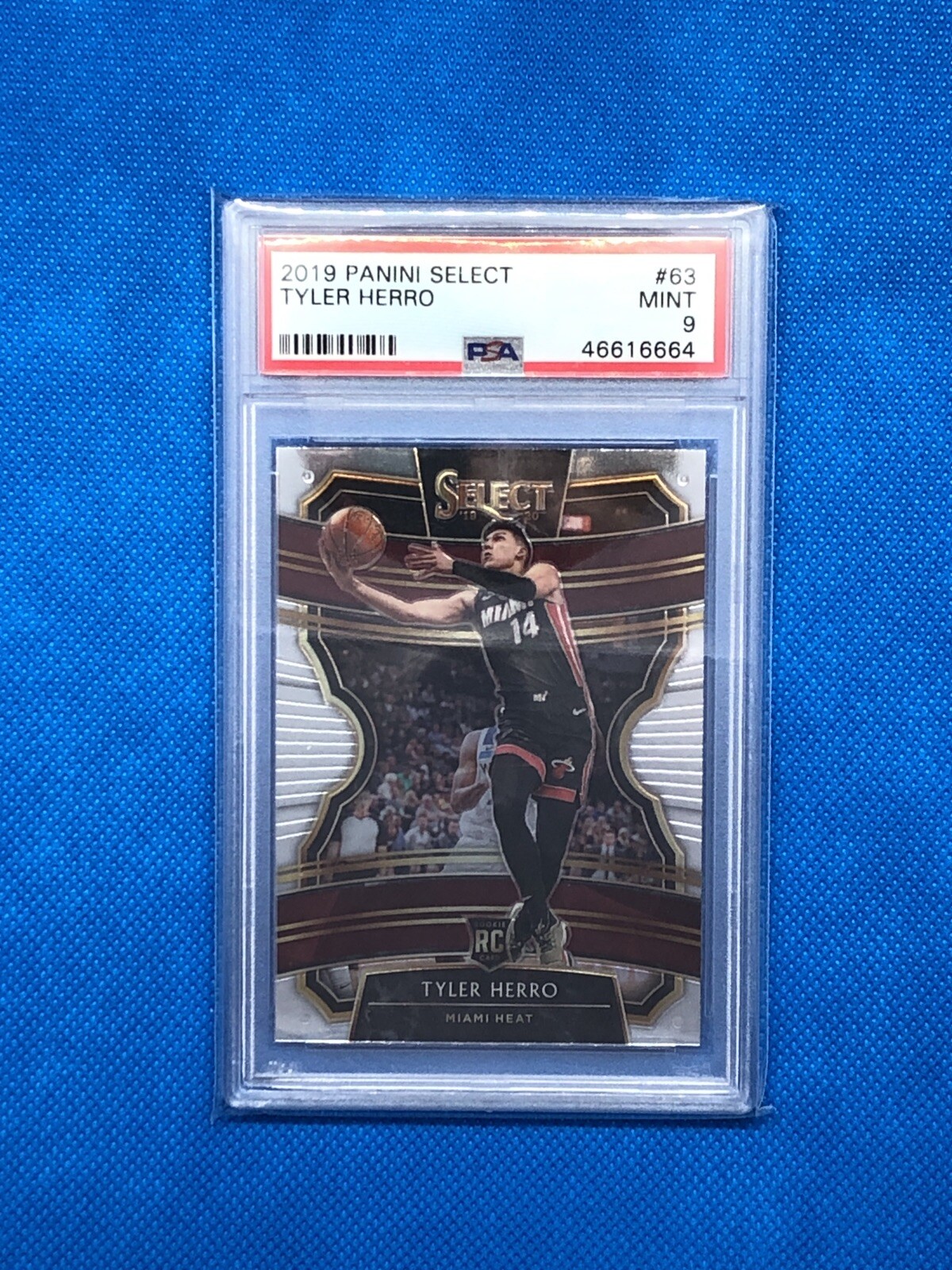 TYLER HERRO 2019 Panini Select 63 PSA 9 MINT Rookie RC Miami Heat
