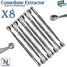 Comedone Extractor Blackhead Remover Skin Care Acne Pimple Blemish Double Spoon