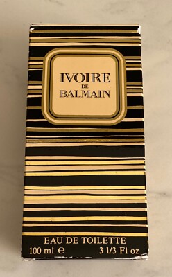 Vintage SEALED ~ Ivoire De Balmain 100ML 3 1/3 FL OZ   Women's Eau de Toilette