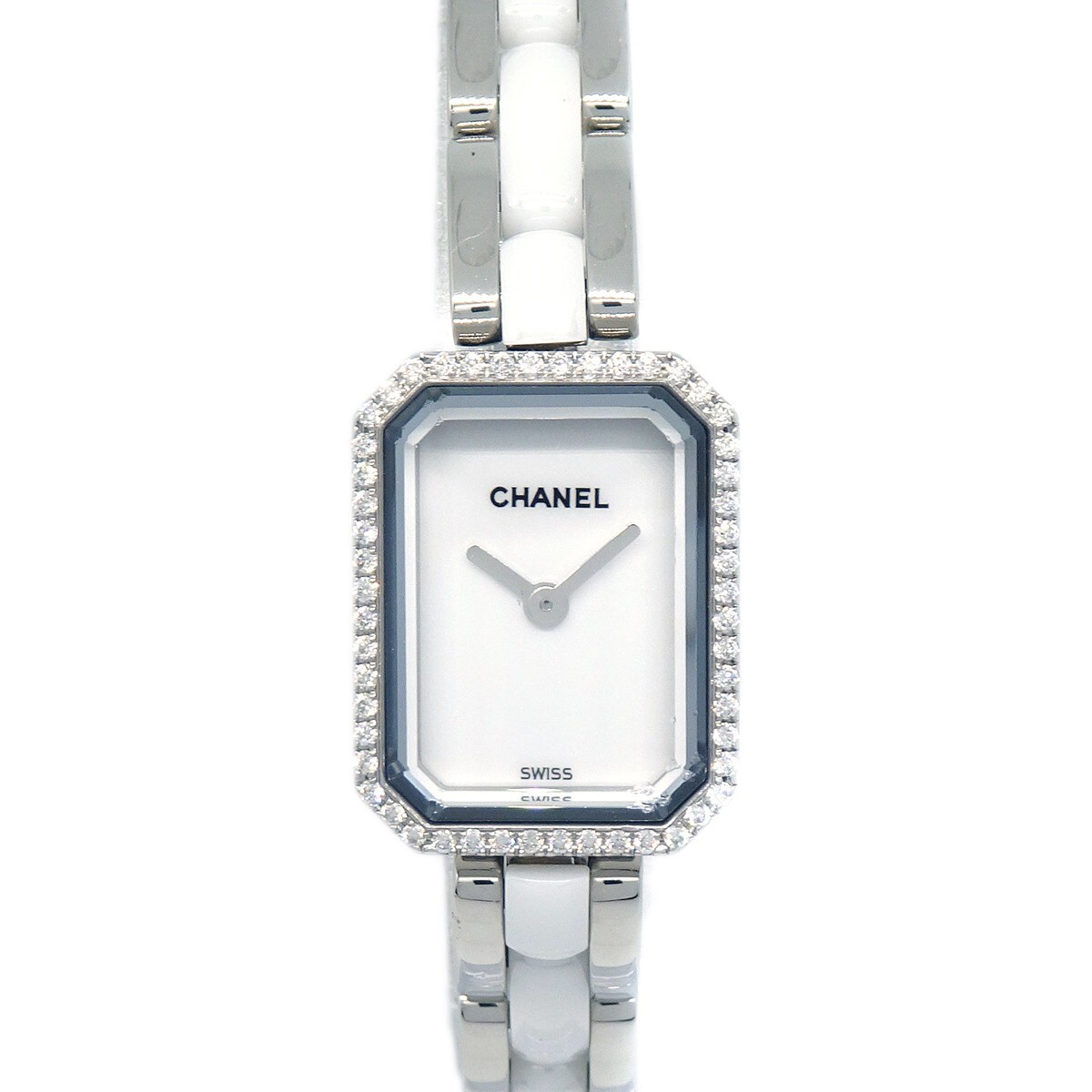 Chanel Premiere H2132 Quartz Watch Ceramic SS Diamond 194207 | eBay