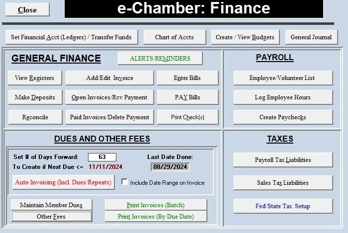 e-Chamber full Chamber member application link to website, uses Microsoft Access - Image 4 of 4