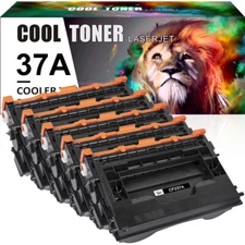 CF237A Black Toner Compatible With HP 37A LaserJet M607n M607dn M608n M608dn Lot