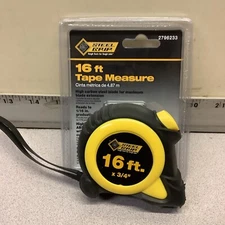 QTY TWO!  Steel Grip Measuring Tape 16 ft  X 3/4” Standard SAE and Metric