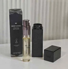 New Mind Games FRENCH DEFENSE Extrait De Parfum Travel Spray & Case .25oz/ 7.5ml