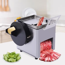 Commercial Meat Cutter Machine Electric Vegetable Slicer Meat-cutting 850W 110V