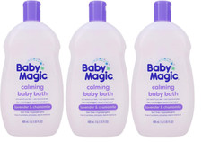 Baby Magic Calming Baby Lotion Lavender  Chamomile, 16.5 oz 3 Pack 