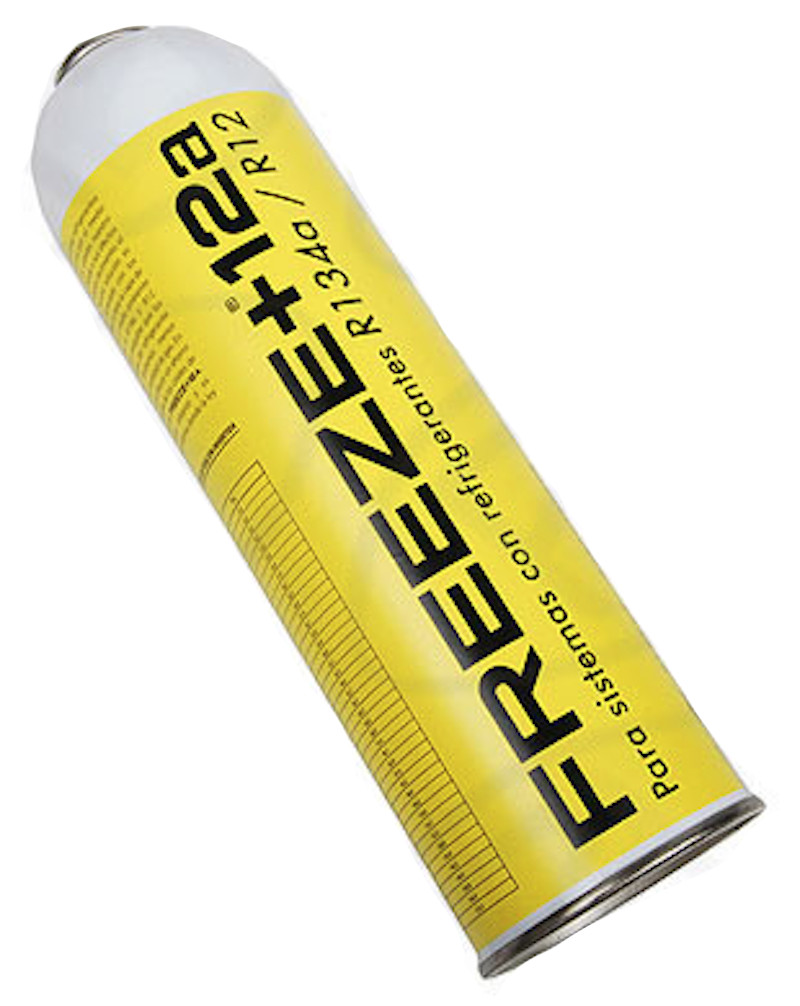 BOMBONA GAS ECOLOGICO ORGANICO FREEZE SUSTITUTO R12 R134A R134 AUTOMOCIÓN