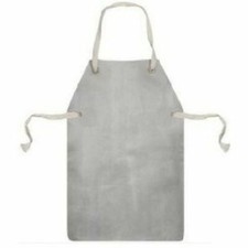 Chrome Leather Bib Type Welding Apron, Size: 36" x 24" w/ Cotton Ties