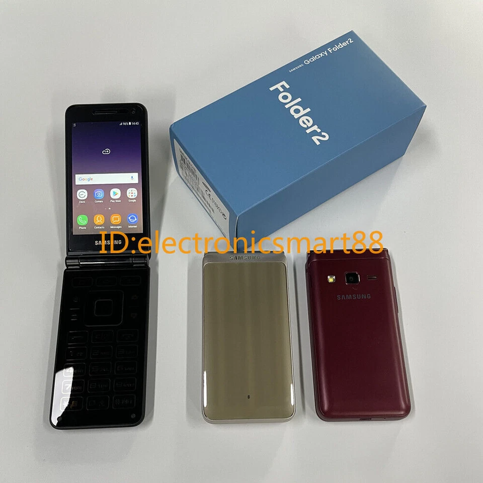 Samsung Galaxy Folder2 SM-G160N SM-G1650 Flip Unlocked SmartPhone- New Unopened - Image 2 of 4