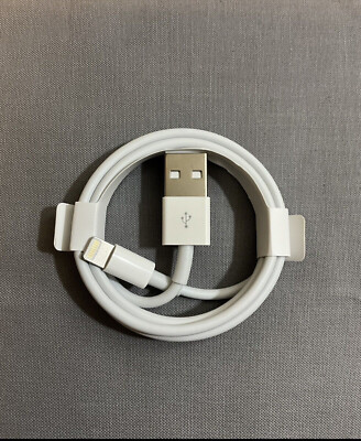 Apple USB Lightning Cable Cord AUTHENTIC NOT FAKE OPEN NEW