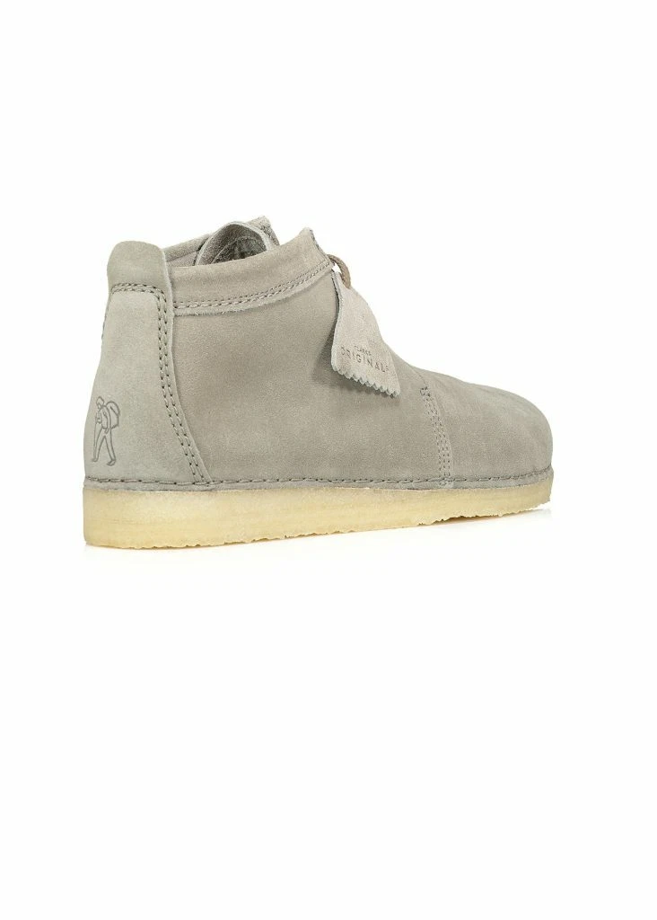 Clarks Originals Men Desert Trek Ashton Boot Grey Suede UK
