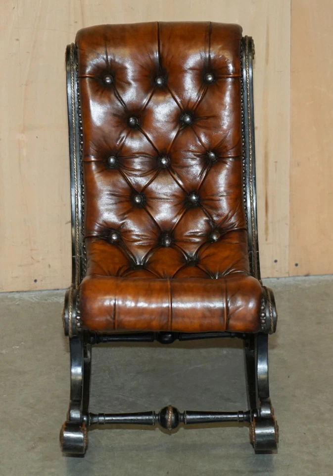 MECEDORA CHESTERFIELD MOVIMIENTO ESTÉTICO VICTORIANO ANTIGUO TOTALMENTE RESTAURADA Foto 2 de 4