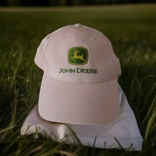 JOHN DEERE Snapback Hat PINK Embroidered Logo Cap Baseball Adjustable