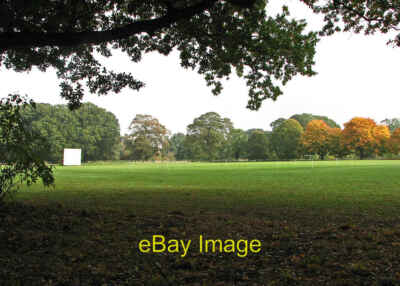 Foto 12x8 Wilburton Cricketplatz im Herbst In meinen Spieltagen Wilburton c2016