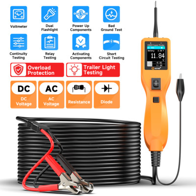 KZYEE KM05 12/24V Electrical Car Circuit Tester Power Probe Diagnostic Test Tool