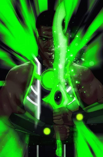 John Stewart The Emerald Knight #1 (One Shot) B Jay Hero Card Stock Variant (12/