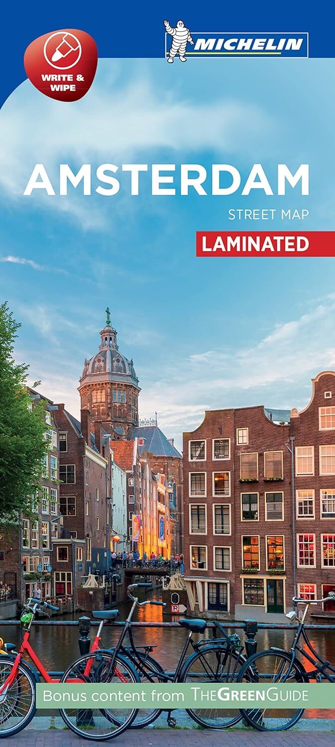 9782067214170 Amsterdam. Street map: Laminated City Plan - Michelin Travel Pubns