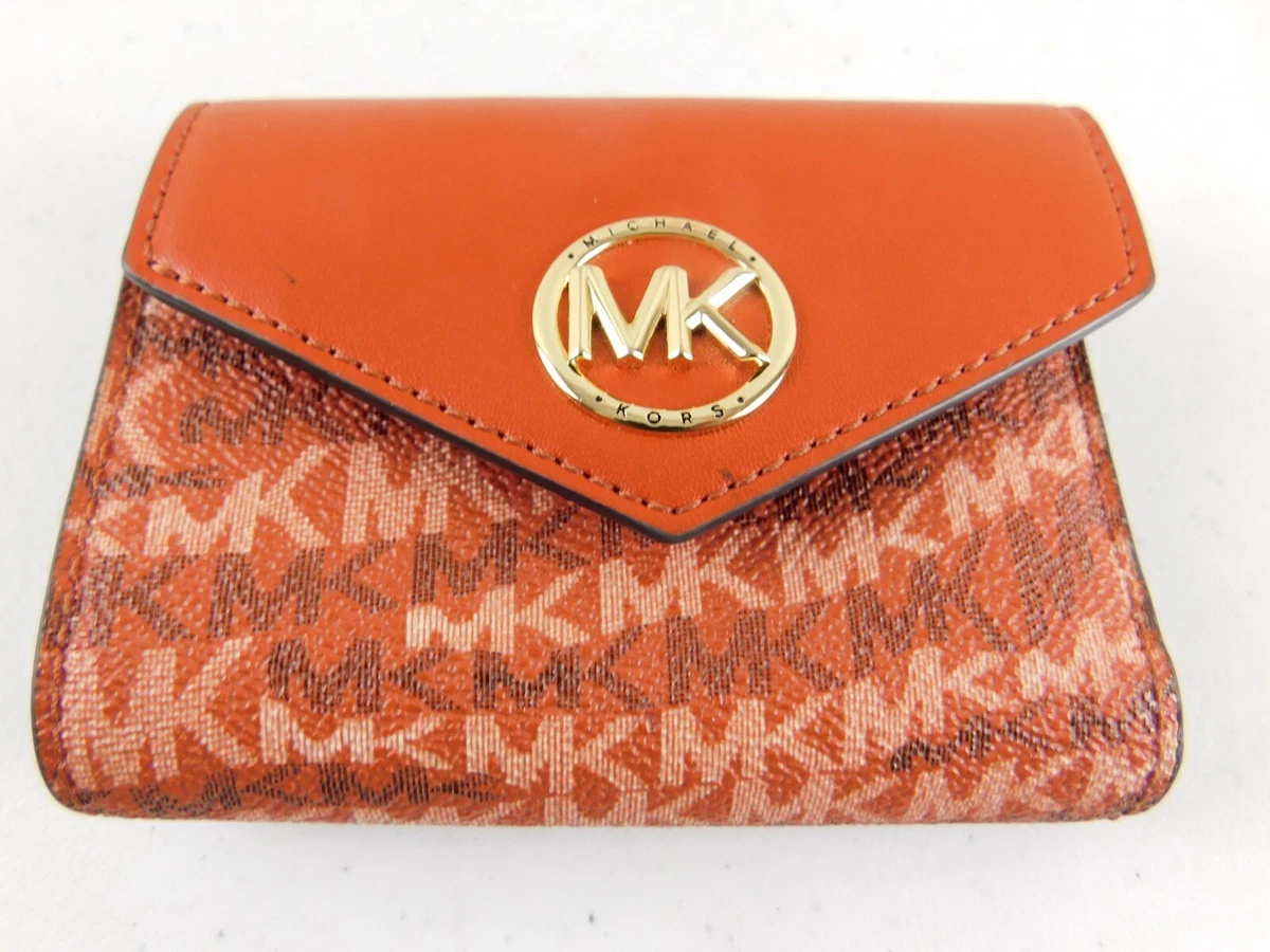 Michael michael kors sales logo trifold wallet