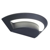 AußEnleuchte Wandlampe Fassadenleuchte Led Down Strahler Graphit Alu Hofleuchte