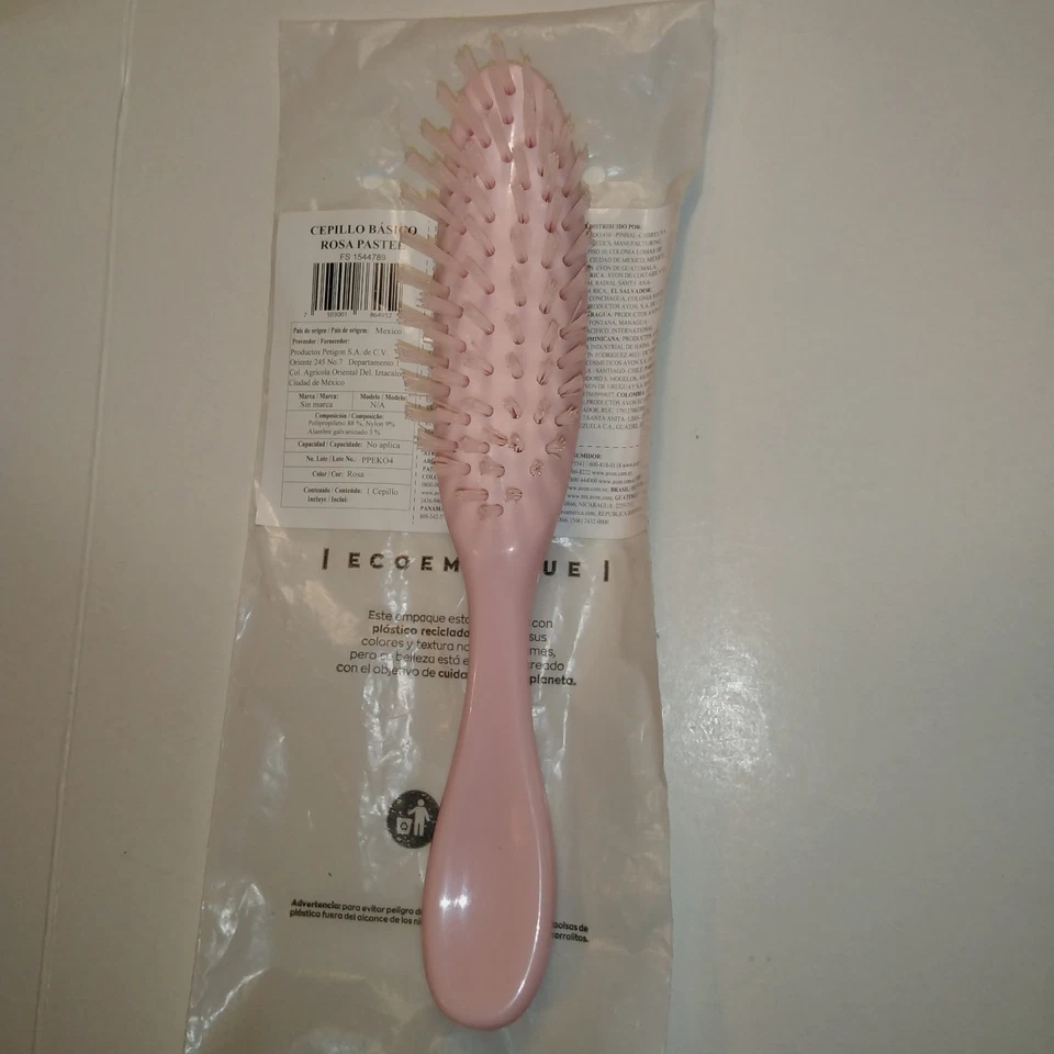 Avon Pink Hair Brush 8" SOFT bristles From Mexico ONE Piece - Image 3 of 4