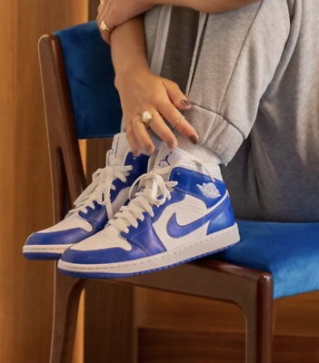 靴 AIR JORDAN 1 MID kentucky Blue Air Jordan 1 Mid Kentucky Blue | Review + How I Style - YouTube