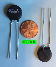 2X   3A 25 Ohm ICL Thermistor Ametherm SL15 25003 Also SG412, SG342