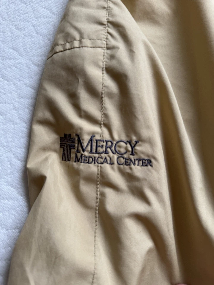 North End TechnoLite Putty Tan Jacket Quarter Zip Vent Back Men's Size XL (flaw) - Image 4 of 4