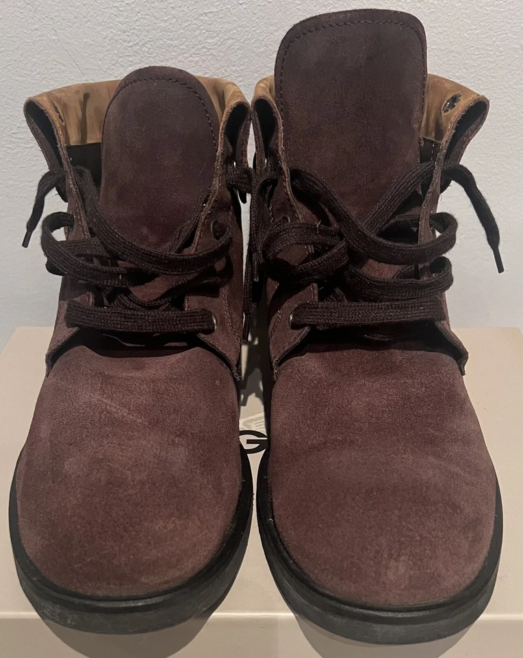 Authentic Hogan button down boots ebony beaver made in Italy size 10.5 - Image 2 of 4