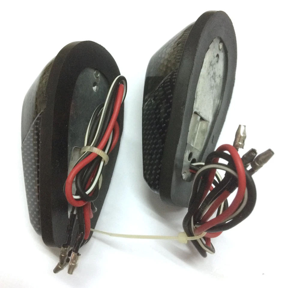 Flush Mount Motorcycle Turn Signals Blinker Light For Universal Sportbikes Smoke - Image 4 of 4