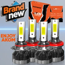 For Chevrolet Silverado 3500 HD 2007-2021 High Low Beam Combo LED Headlight Bulb